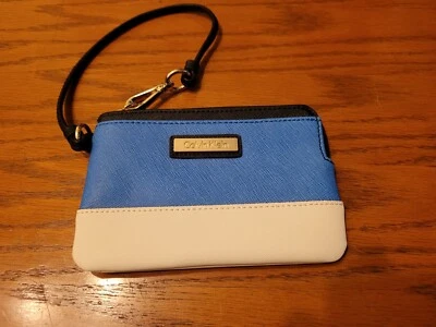 全新 Calvin Klein 多色钱包/腕带 黑色 白色 蓝色 * 查看说明 * — 第 1/3 张图片