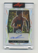 2023 Leaf Metal Ebay Exclusive A. J. GRIFFIN AUTO 3/4 - EA-AJG