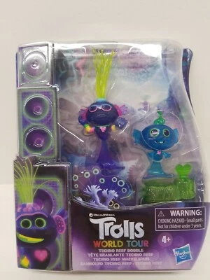 Trolls DreamWorks World Tour Techno Reef Bobble con 2 figuras  Foto 1 de 4