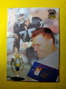 HOF HOWIE LONG MASTER of the MIC #M3 OAKLAND RAIDERS 1995 SIGNATURE ROOKIES - Picture 1 of 3