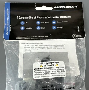 ARKON SR114 Windshield Dash Suction Car Mount for XM and Sirius Satellite Radios - Picture 1 of 9