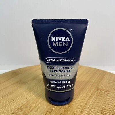 NIVEA MEN Maximum Hydration Deep Cleaning Face Scrub 4.4 oz Aloe Vera Exfoliate - Image 1 of 4