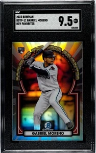 2023 Bowman #ROYF-11 Gabriel Moreno ROY Diamondbacks preferiti grado 9,5 - Foto 1 di 2