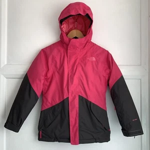 North Face Kira Triclimate 3-in-1 Jacket Girls Medium 9-10 Years Pink Grey Ski - Picture 1 of 14