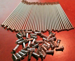 BMW Stainless Steel Spokes Airhead r50/5 r60/5 r75/5 Front Wheel 19" Drum 153mm - Picture 1 of 4