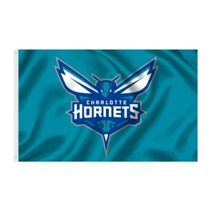 Charlotte Hornets 3x5 ft Flag Banner NBA Basketball Fast Free Shipping - Picture 1 of 1