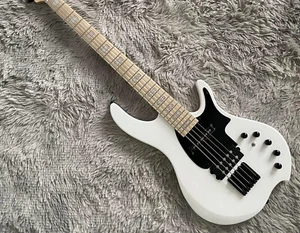 5-saitige Warren DeMartini E-Bassgitarre Ahorn Griffbrett & Hals weiß massiv - Bild 1 von 9