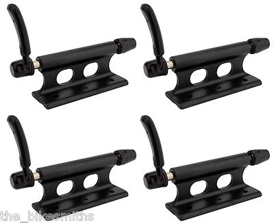 4 Pak Sunlite Bike Block QR 100 Horquilla Montaje Camioneta Cama Portaequipajes Soporte Foto 1 de 3