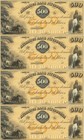 $500 Note Mechanics Bank Obsolete Currency Sheet Pittsburgh PA REPRODUCTION