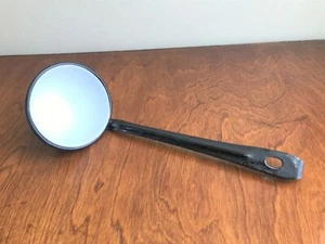 Vintage Black White Enamel Scoop Ladle - Picture 1 of 11