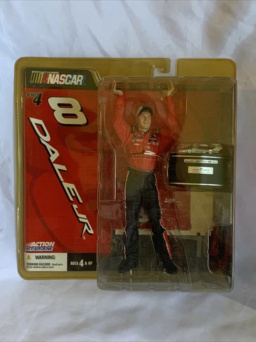 2004 Action Dale Earnhardt Jr #8 Series 4 Figure Daytona Champion Trophy NASCAR Cover