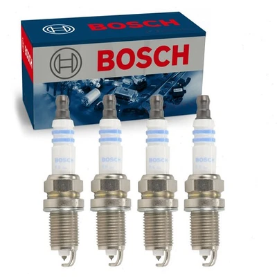 4 pc Bosch Platinum Spark Plugs for 1995-2003 Chevrolet S10 2.2L L4 Ignition vh - Image 1 of 4