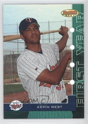 2005 Bowman's Best Green /899 Kevin West #42 Rookie RC - Image 1 of 2