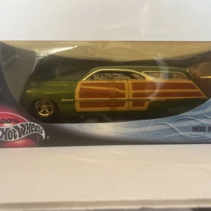 1950 MERCURY WOODIE Hot Wheels verde metallizzato pressofuso 1:18 - Foto 1 di 4