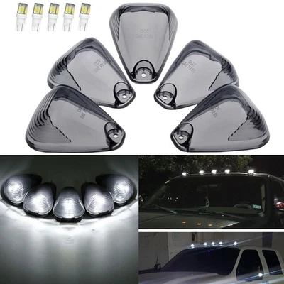 Smoke LED CAB ROOF MARKER FOG LIGHT FOR FORD 99-16 F250 F-350 F-450 F-550 PICKUP - Image 1 of 4