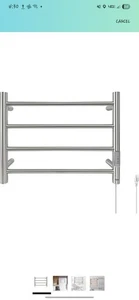 Towel Warmer Rack for Bathroom Wall Mounted Heated Towel Warmers Dryer Plug-i... - Picture 1 of 5