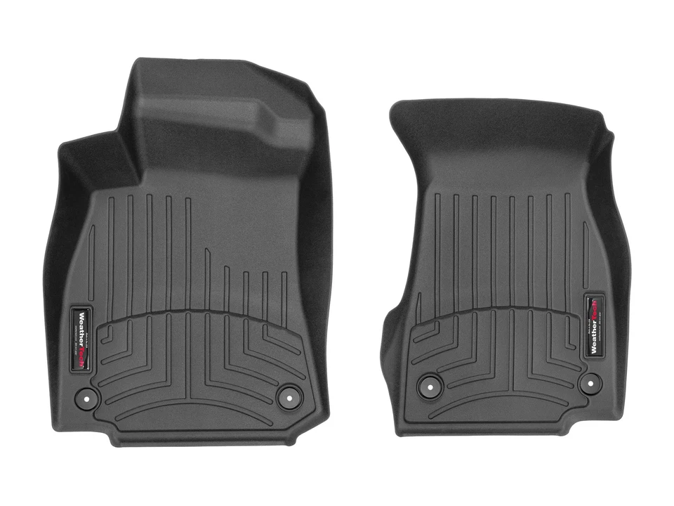 WeatherTech FloorLiner for 2020-2025 Audi S6 - 1st Row, Black - Image 1 of 4