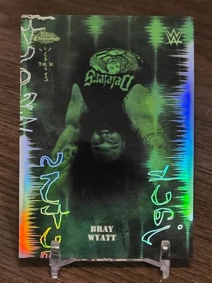 2025 Topps Chrome WWE X Cactus Jack Kings Of The Night Bray Wyatt Case Hit SSP - Image 1 of 2