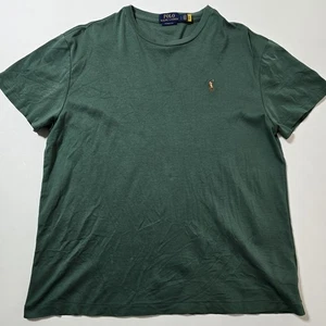 Ralph Lauren Soft Touch Poloshirt Classic Fit Herren Grün Größe L - Bild 1 von 10