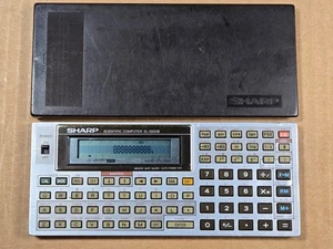 Sharp EL-5500III Vintage Scientific Computer Calculator W/Slip Case - Working - Picture 1 of 4