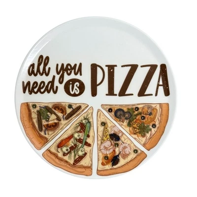 Pizzateller Rund Servierteller aus Porzellan 33 cm Restaurant Gastro Geschirr - Bild 1 von 3