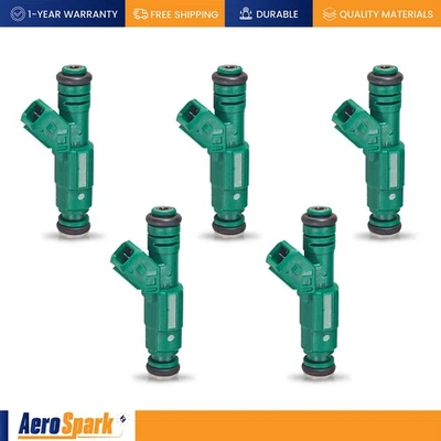 Комплект из 5 топливных форсунок для 2003-2007 Volvo S60 2,5 л l5 сменный FJ878 0280155968 - Изображение 1 из 4