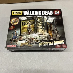 NIB McFarlane Toys The Walking Dead Hospital Doors Building Set #14524 Retired - Picture 1 of 3