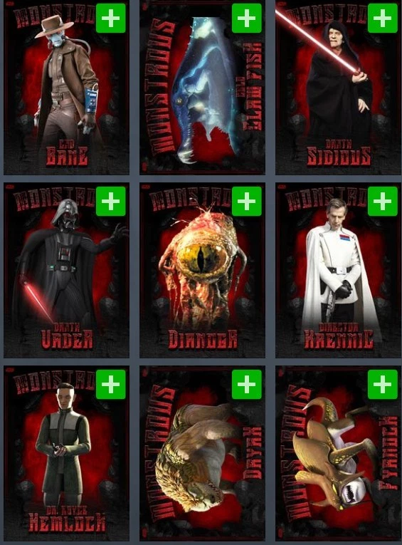 [DIGITAL] Topps Star Wars - Monstrous 25 Season 19 - Red - Pick - Image 1 of 1