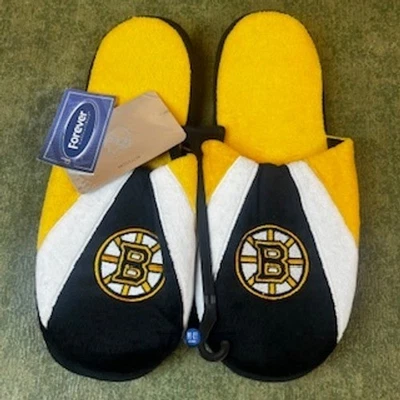 Zapatillas Boston Bruins NHL Forever Collectibles para hombre talla XL 13 14 amarillas negras Foto 1 de 4