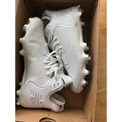 New Balance Freeze 3 Mens White Lacrosse Cleats Size 5.5 D (med)D - Image 1 of 4