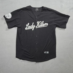 G Eazy Lady Killers Baseball Jersey - Mens Size Large - Black Made In USA Shirt - Picture 1 of 7
