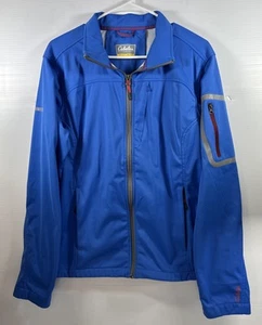 Cabelas Women’s Windstopper Full Zip Jacket Pockets Soft Shell Blue Size XL - Picture 1 of 13