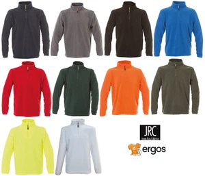 JRC MALMO Micro Pile Felpa Mezza Zip Corta Collo Alto Poliestere Invernale Uomo - Imagen 1 de 13