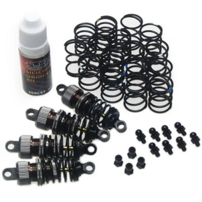 Yeah Racing 50mm alloy shock set for 1:10 RC Cars suit Tamiya HPI Gunmetal Color - Image 1 of 4