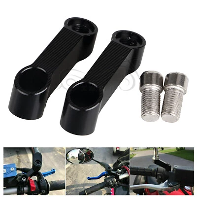 Adaptador extensor elevador de espejo de manillar delantero CNC 10 mm apto para Yamaha FZ1 YZF R1 Foto 1 de 4
