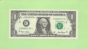 2001* ..UNCIRC $1  C 0586 7173 * .... 2001 $1  C-*     STAR NOTE      FRN - Picture 1 of 2