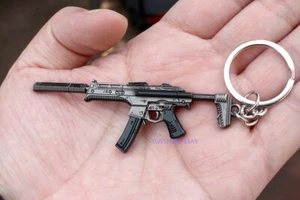 Pistola de Metal Miniatura MP5 Llavero Exquisito Suave Sedoso 11CM - Imagen 1 de 2