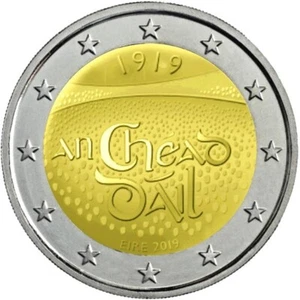 Ireland - 2 Euro Commemorative 2019 100 Years of Dáil Éireann  - UNC - Picture 1 of 3