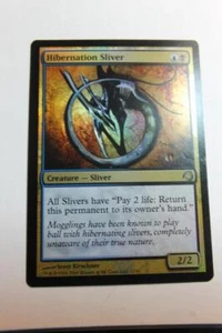 MTG Hibernation Sliver x1-Foil -Premium Deck Series: Slivers-Lightly Played - Picture 1 of 1