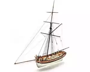 HM Sherbourne 1763 Kutter Modell Bausatz 1:64 – Historisches Schiffsmodell - Bild 1 von 3