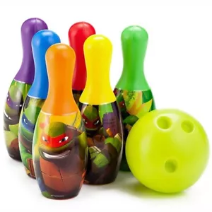 Tartarughe Ninja Bowling Set Giocattolo di Natale Regalo Playset per Bambini Interno Esterno Divertimento - Foto 1 di 7