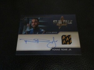 Star Trek Discovery Season 3 Ronnie Rowe Jr. Autograph Relic Costume DELTA Three