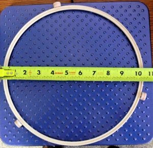 GE Microwave Turntable Support/Roller Guide WB02X10895 Used Marked 3512522600 - Picture 1 of 2