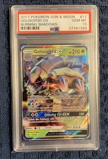 2017 Pokemon S & M Golisopod GX Burning Shadows #17 PSA 10 GEM MT