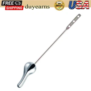 Universal Toilet Flush Lever & Arm Corrosion Resistant Chrome Bathroom Tool NEW - Picture 1 of 9