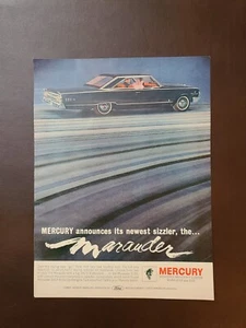 Mercury Marauder Original 1963 Vintage Print Ad - Picture 1 of 1