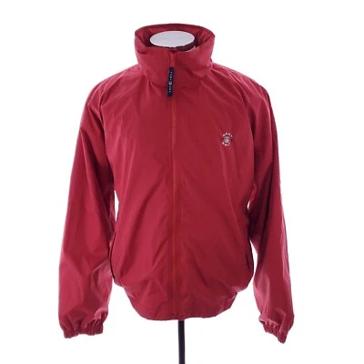 GANT USA The Golfer Mens Sz L Red Full Zip Hooded Jacket w/ Zip Pockets - Image 1 of 4