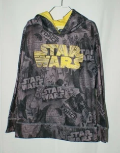 Star Wars Boys Darth Vader Character Imperial Force LS Grey Hoodie Sz M (8)  - Picture 1 of 5