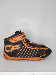 RARO Cage Fighter Zapatos de Lucha Talla 12 Naranja MMA Jiu Jitsu Daniel Cormier NUEVO - Imagen 1 de 10