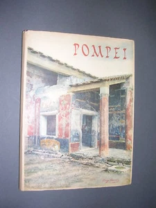 Italien A.Maiuri Pompeji 1929 Aquarelle Farben von Luigi Bazzani  - Bild 1 von 5